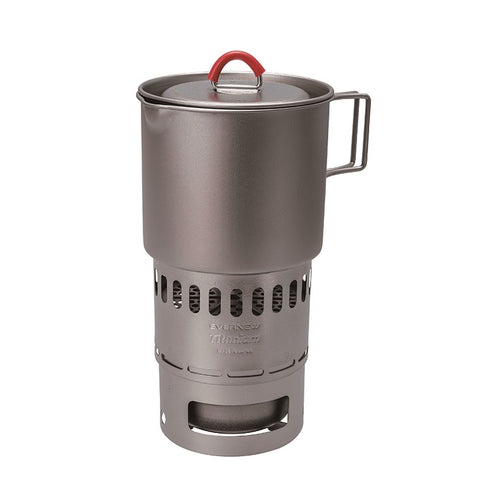 EVERNEW Titanium Mug Pot 500 Stove Set